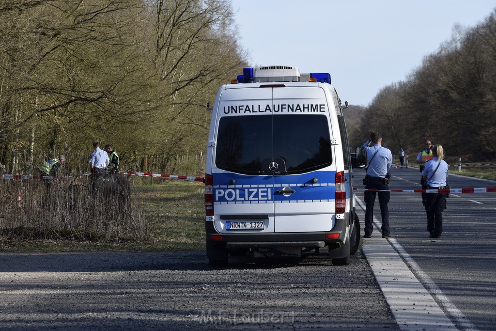 Schwerer VU Krad Fahrrad Koeln Porz Alte Koelnerstr P154.JPG - Miklos Laubert